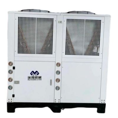 Unidade de refrigeração de água por ar Sistema modular de refrigeração de água industrial com controlo PLC