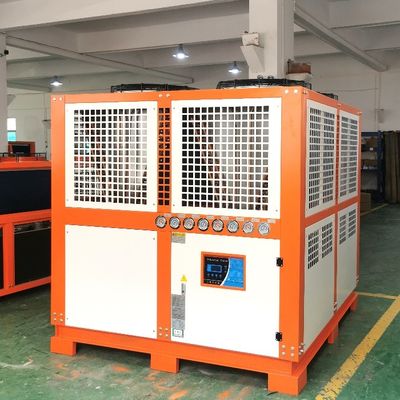 Chiller de ar industrial de 66 HP R404A com controlo por microcomputador PLC