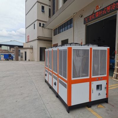 Chiller de parafuso arrefecido a ar de 20 HP Instalação fácil com embalagem de bolhas de plástico de alumínio
