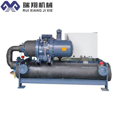 Máquina de refrigeração industrial R407C de 85 CV Frigorífico de parafuso de água com evaporador de placa