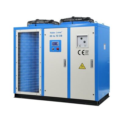 Nível de ruído 65 a 75 DB Chiller de água arrefecida a ar CE ISO9001 Certificado Com potência de bomba de 0,75KW Ideal para controle de temperatura preciso
