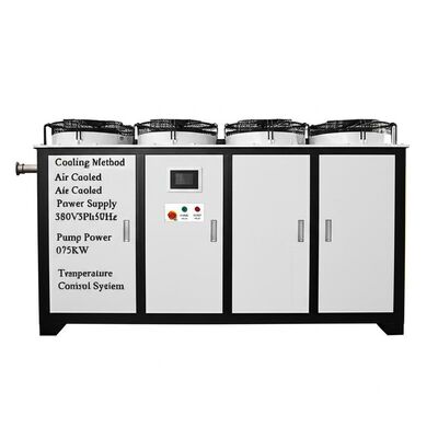 Método de Resfriamento: Resfriamento a Ar, Resfriamento a Ar, Resfriador de Água, Fonte de Alimentação: 380V3Ph50Hz, Potência da Bomba: 0,75KW, Sistema de Controle de Temperatura